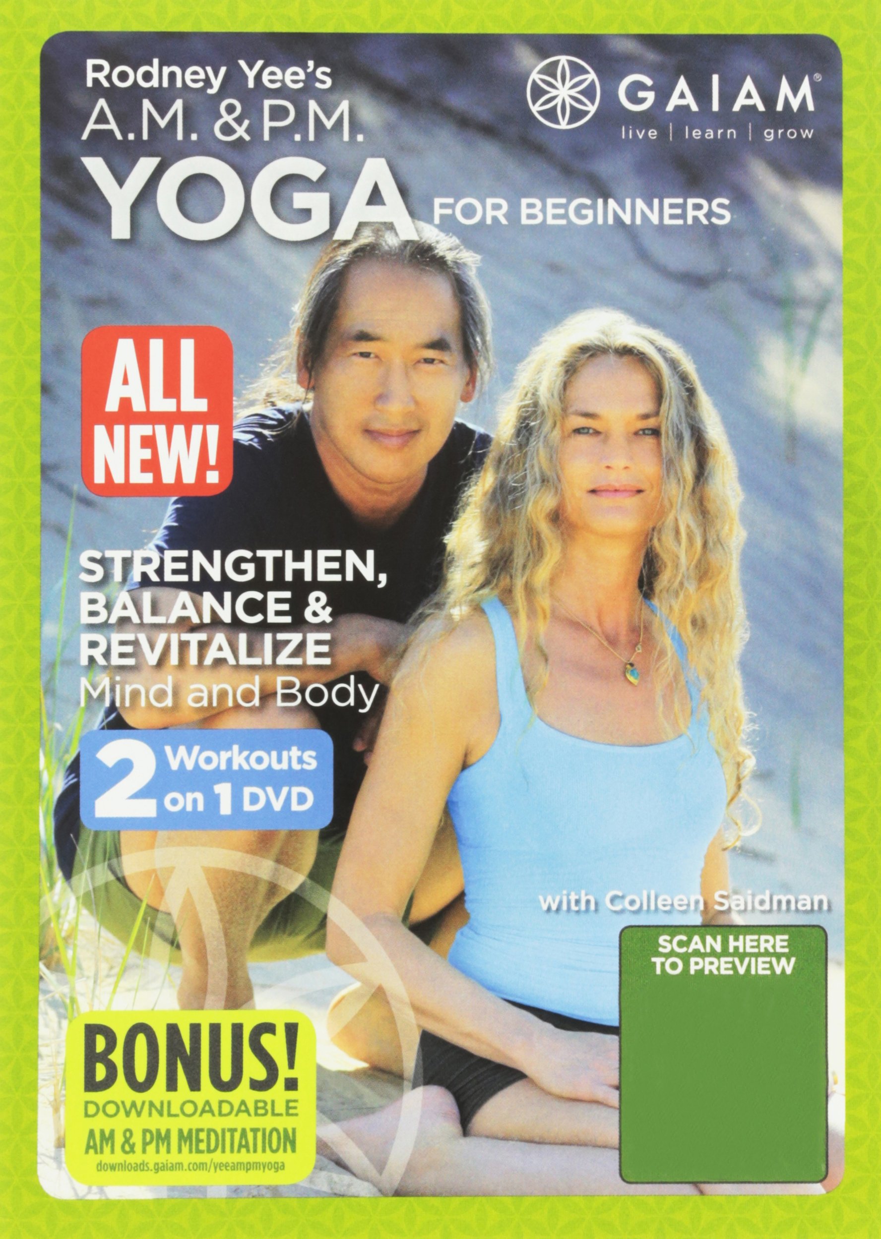 【中古】【非常に良い】Am & Pm Yoga for Beginners [DVD]