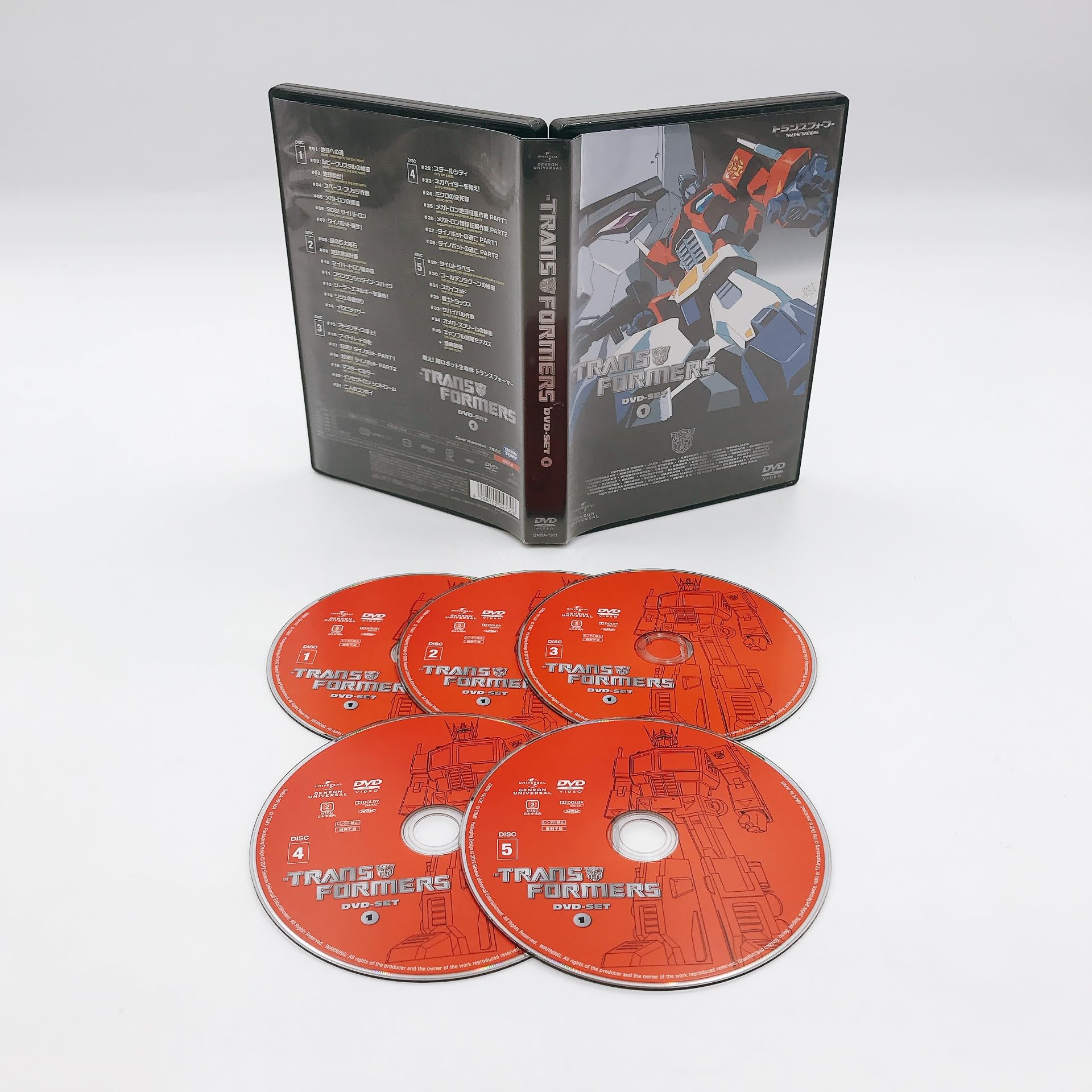 【中古】【非常に良い】戦え！超ロボット生命体トランスフォーマー DVD&minus;SET1｜ドリエムコーポレーション