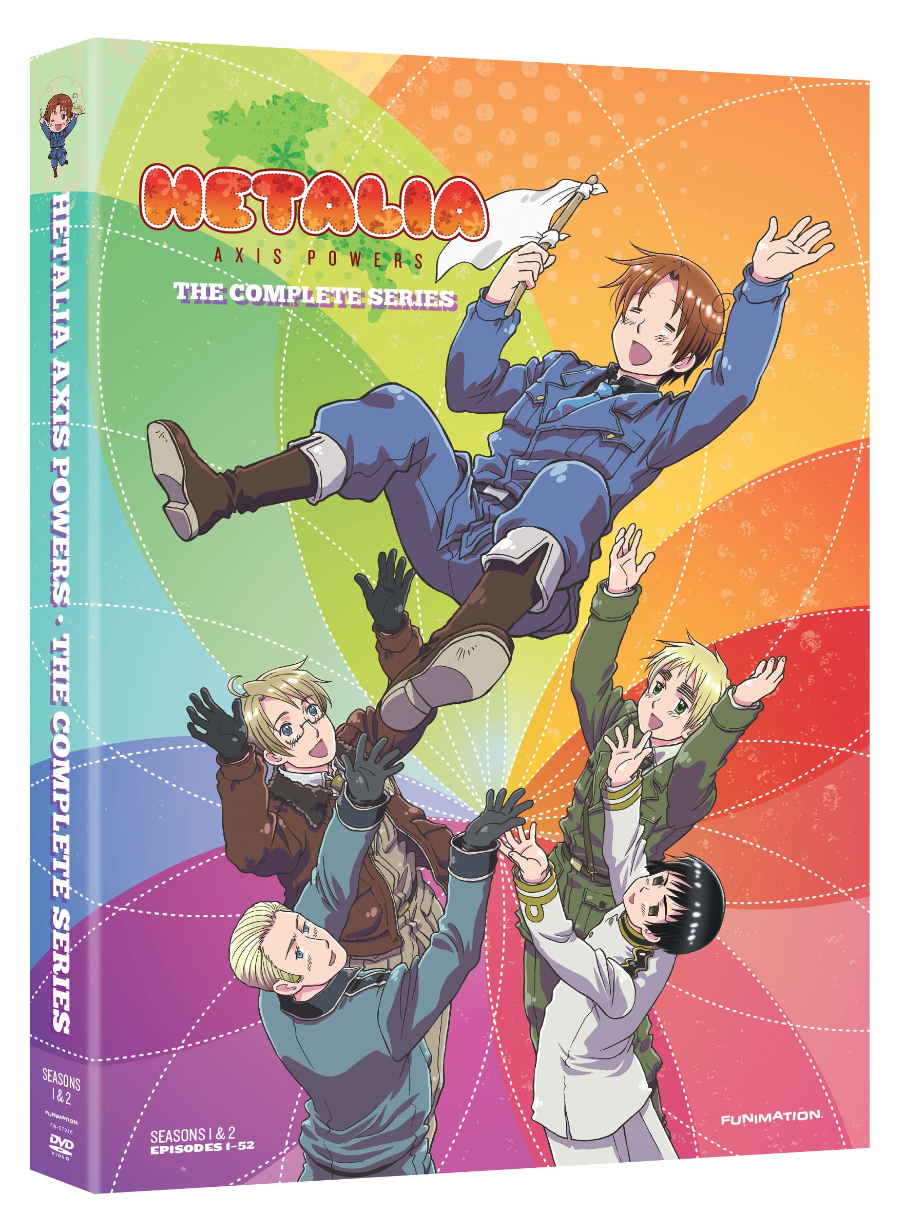 【中古】【非常に良い】ヘタリア Axis Powers DVD-BOX (全52話収録) 北米版(日本語音声可)