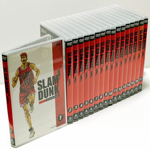【中古】【非常に良い】スラムダンク（SLAM　DUNK）　DVD全巻セット（Vol．１～Vol．１７）　 (マーケットプレイス DVDセット商品)