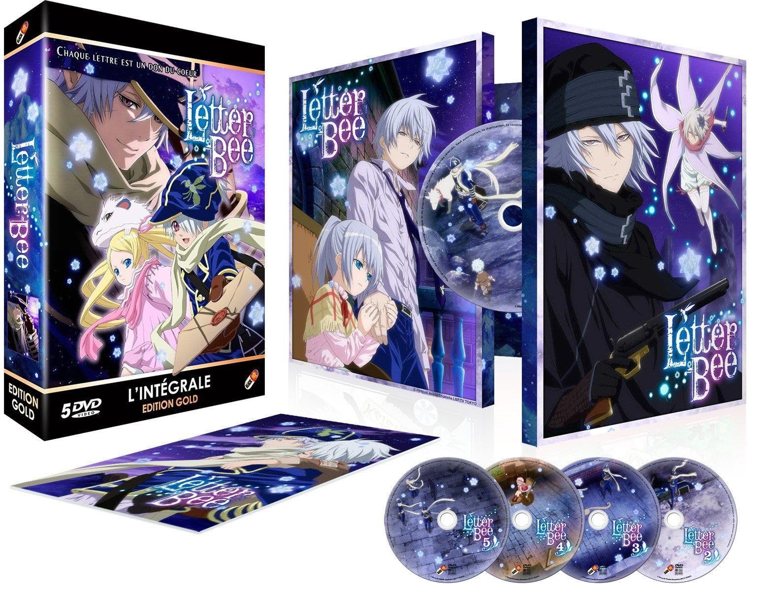 【中古】【非常に良い】Letter Bee (Tegami Bachi) - Integrale - Edition Gold (5 DVD + Livret) [Edition Gold]