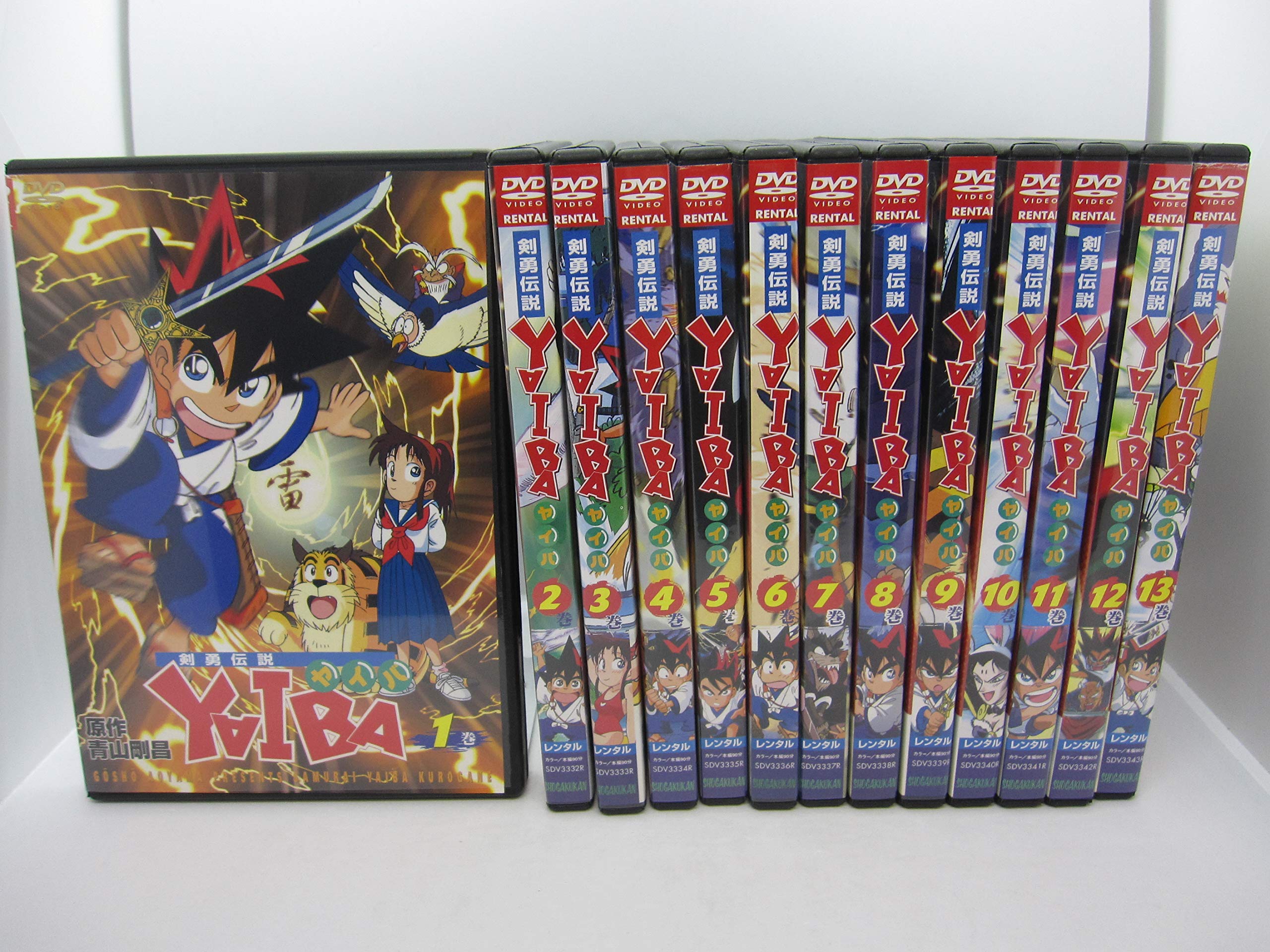 【中古】【非常に良い】剣勇伝説 YAIBA [レンタル落ち] 全13巻セット [マーケットプレイスDVDセット商品]｜ドリエムコーポレーション 55,546円
