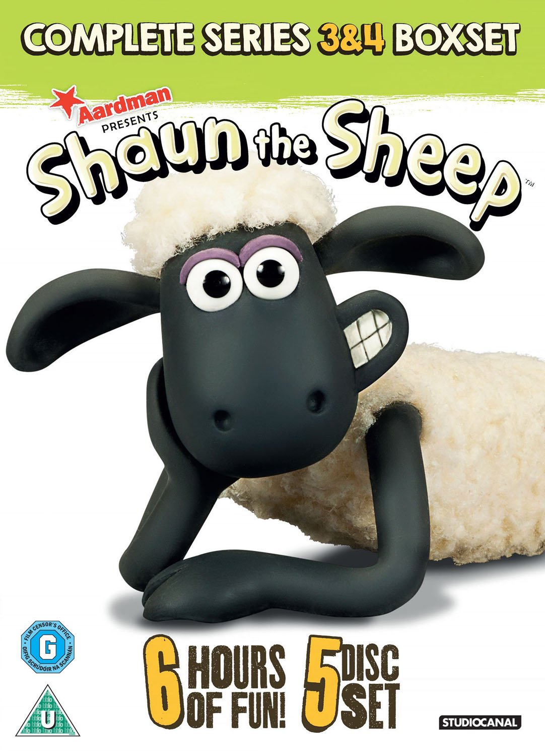 【中古】【非常に良い】ひつじのショーン シーズン3&4 コンプリート DVD-BOX (50エピソード 360分) BBC Shaun the Sheep アニメーション [DVD] [Import] [PAL 再生環境
