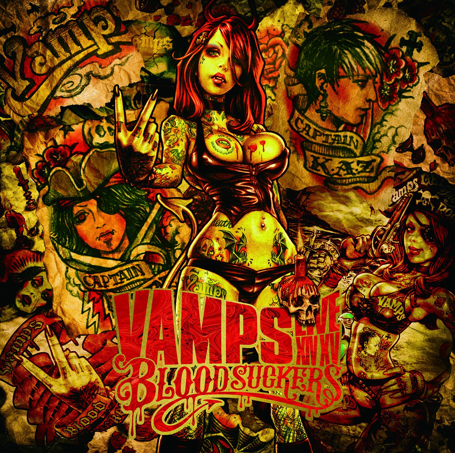 【中古】【非常に良い】VAMPS LIVE 2015 BLOODSUCKERS(初回限定盤Goods付DVD)