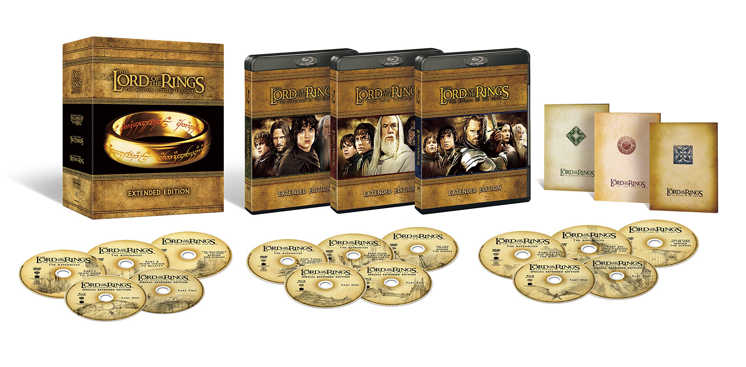 【中古】【非常に良い】ロード・オブ・ザ・リング スペシャル・エクステ ンデッド・エディション トリロジー(15枚組) [Blu-ray]｜ドリエムコーポレーション 26,213円