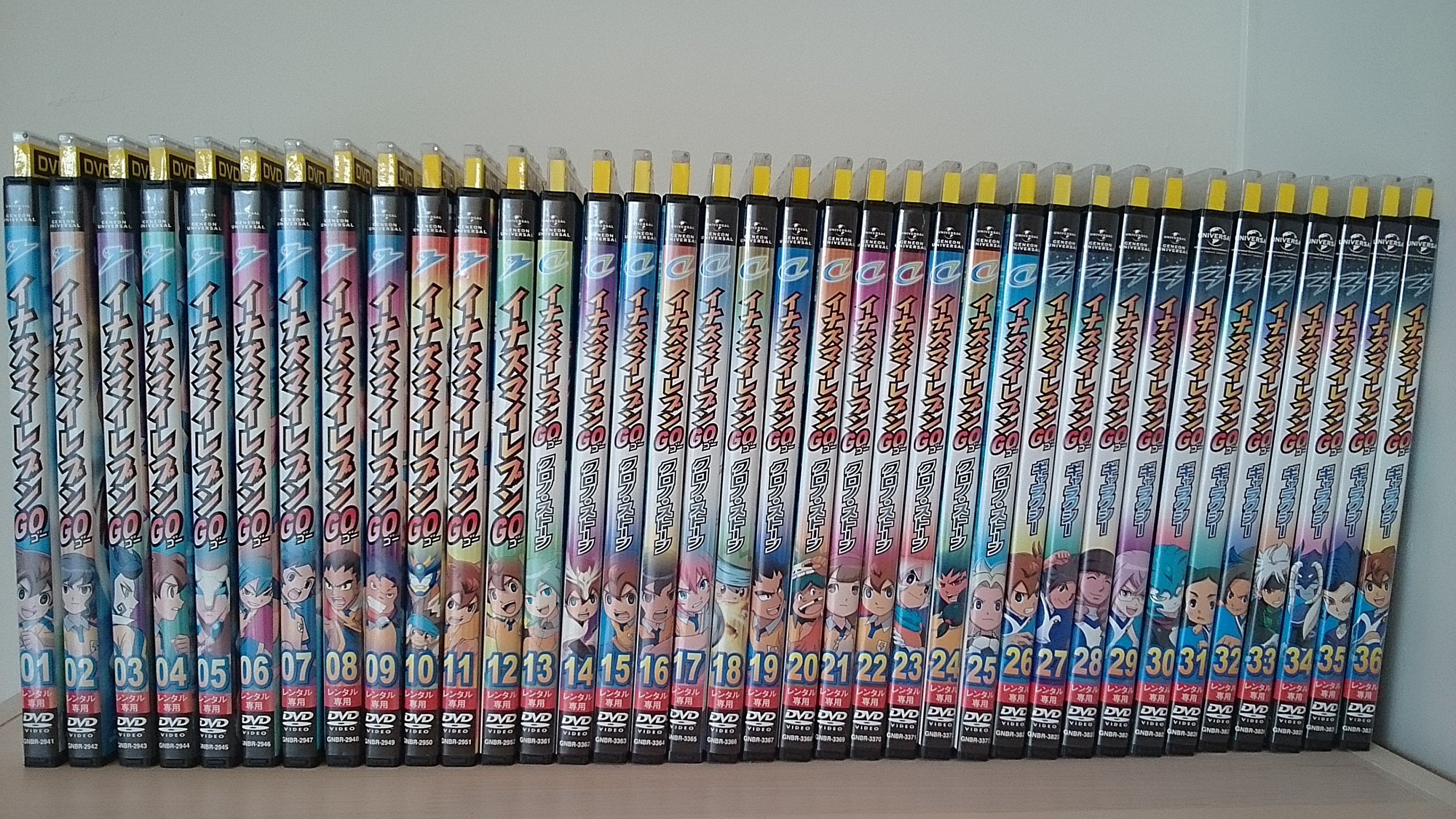 【中古】【非常に良い】イナズマイレブン GO [レンタル落ち] 全36巻セット [マーケットプレイスDVDセット商品]