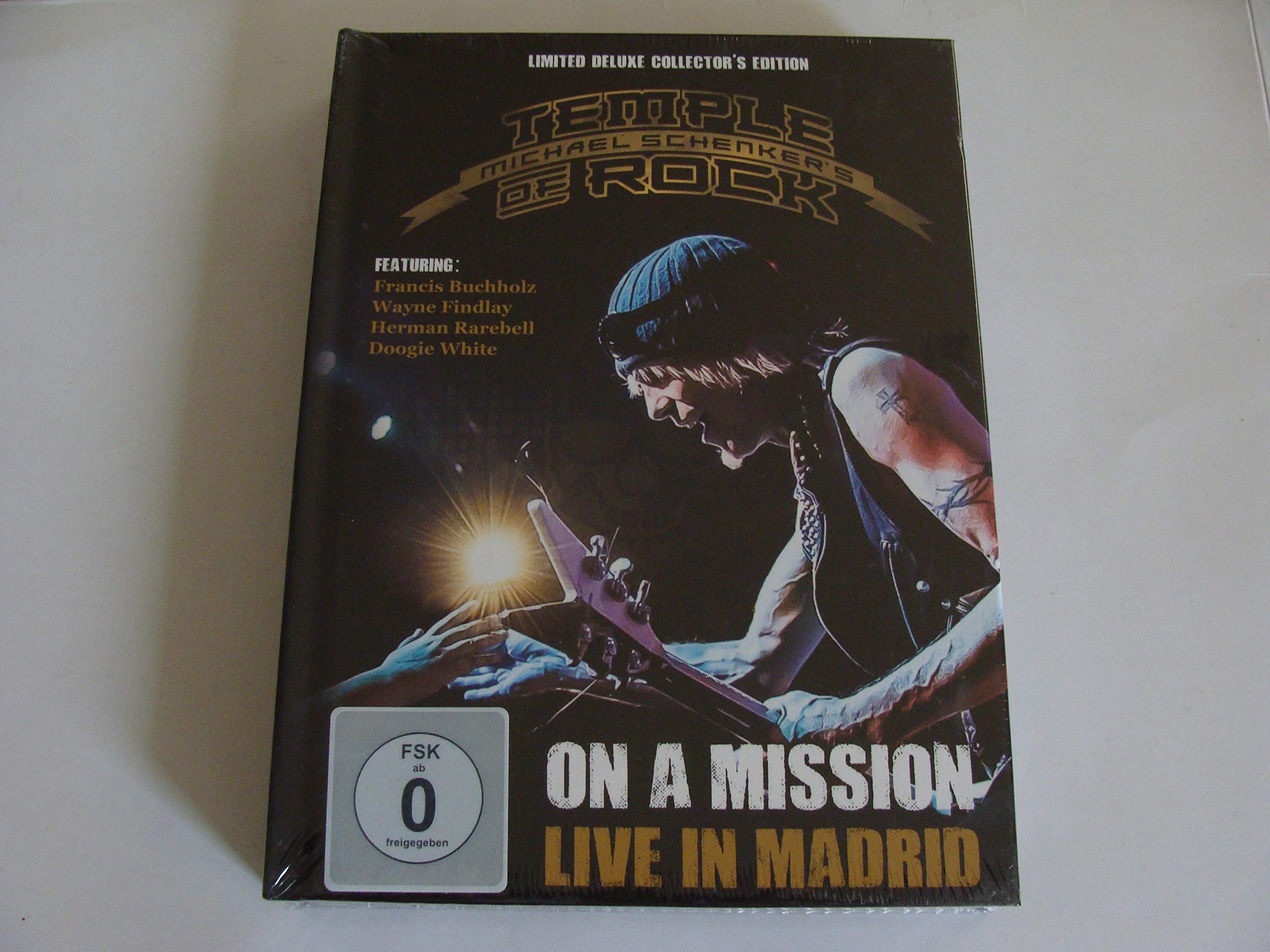 【中古】【非常に良い】Michael Schenkers Temple Of Rock: On a Mission - Live in Madrid (2CD+2Blu-ray)｜ドリエムコーポレーション