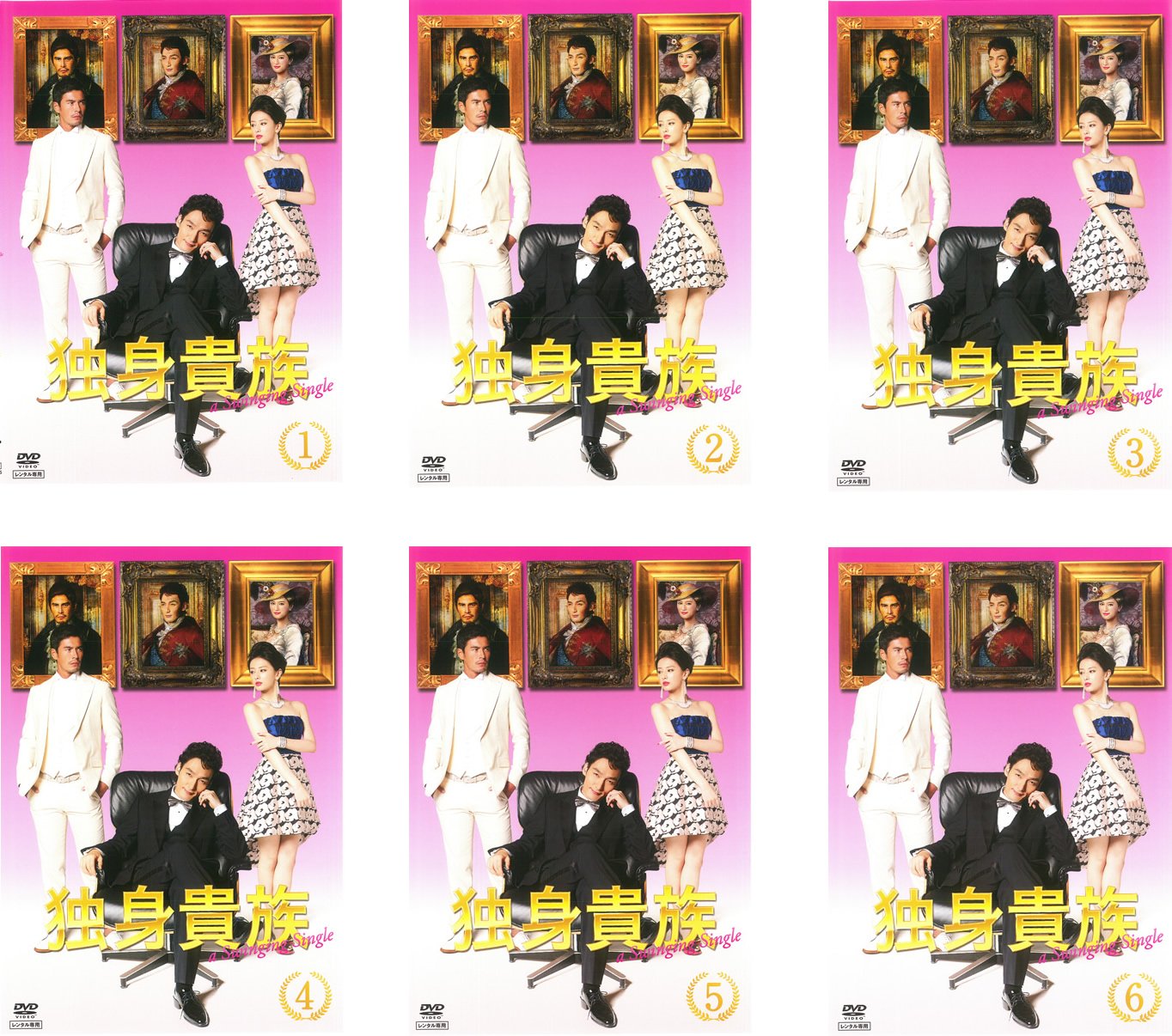 【中古】【非常に良い】独身貴族 [レンタル落ち] 全6巻セット [マーケットプレイスDVDセット商品]