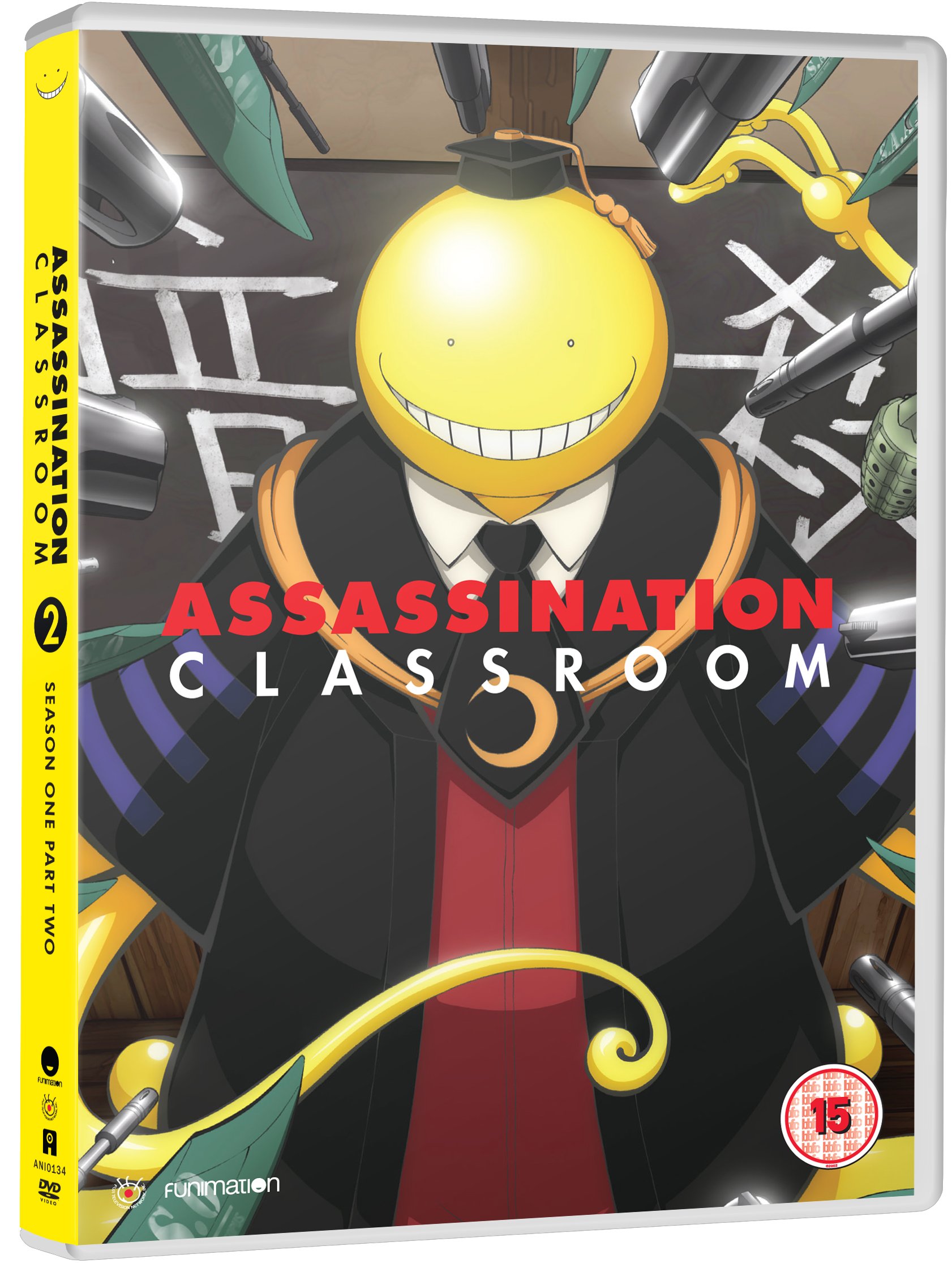 【中古】【非常に良い】暗殺教室 第1期 コンプリート DVD-BOX2 (12-22話完 275分) あんさつきょうしつ 松井優征 アニメ [DVD] [Import] [PAL 再生環境をご確認ください]