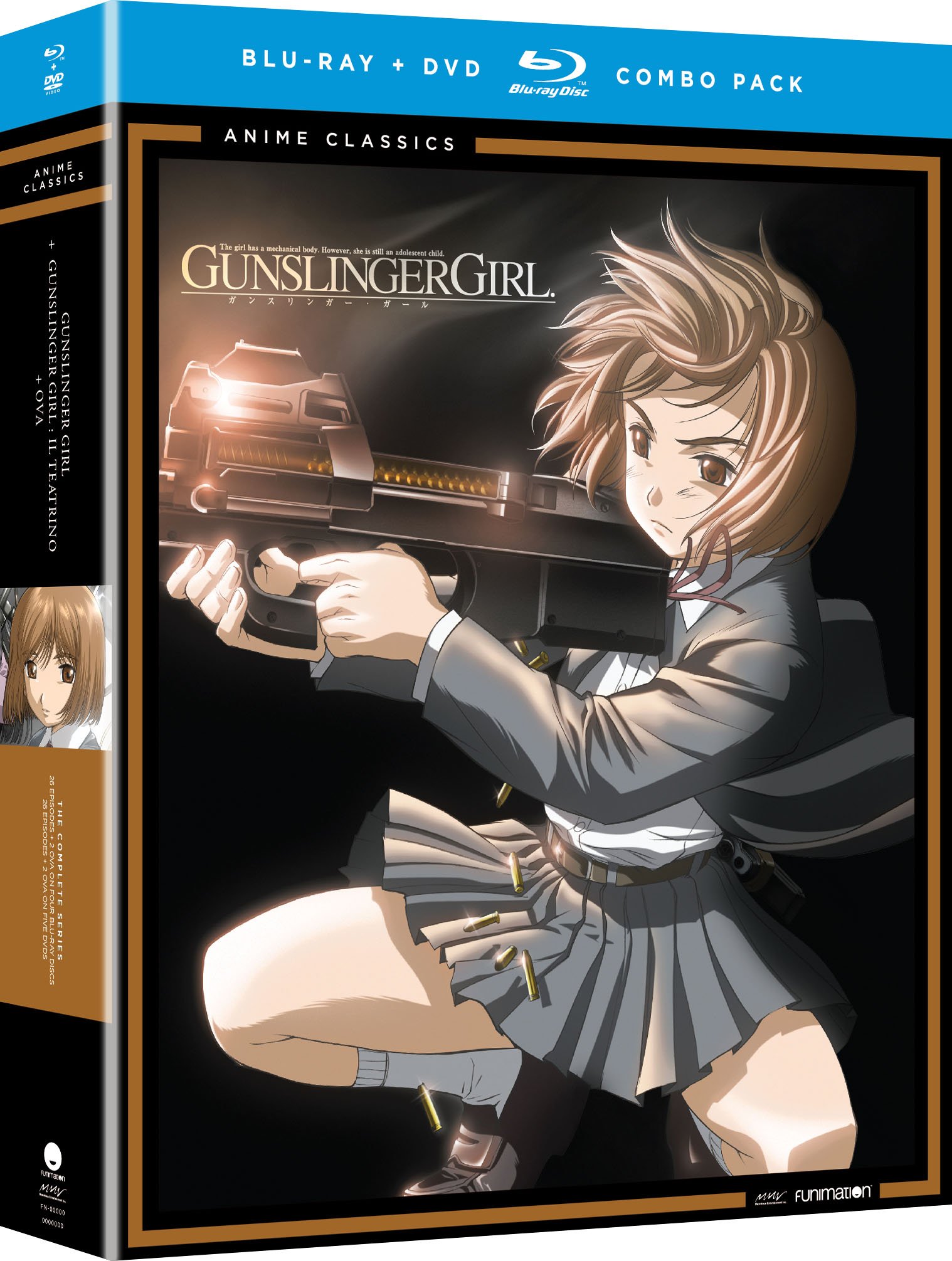 【中古】【非常に良い】Gunslinger Girl + Gunslinger Girl II Teatrino: Seasons One and Two [Blu-ray]