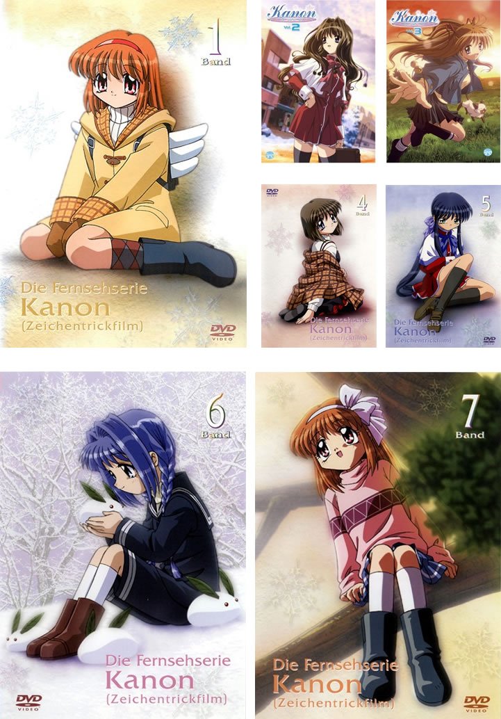 【中古】【非常に良い】Kanon カノン [レンタル落ち] 全7巻セット [マーケットプレイスDVDセット商品]｜ドリエムコーポレーション