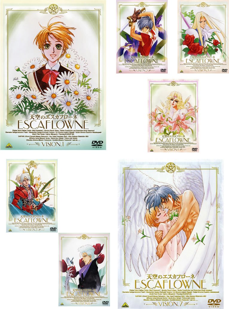 【中古】【非常に良い】天空のエスカフローネ [レンタル落ち] 全7巻セット [マーケットプレイスDVDセット商品]