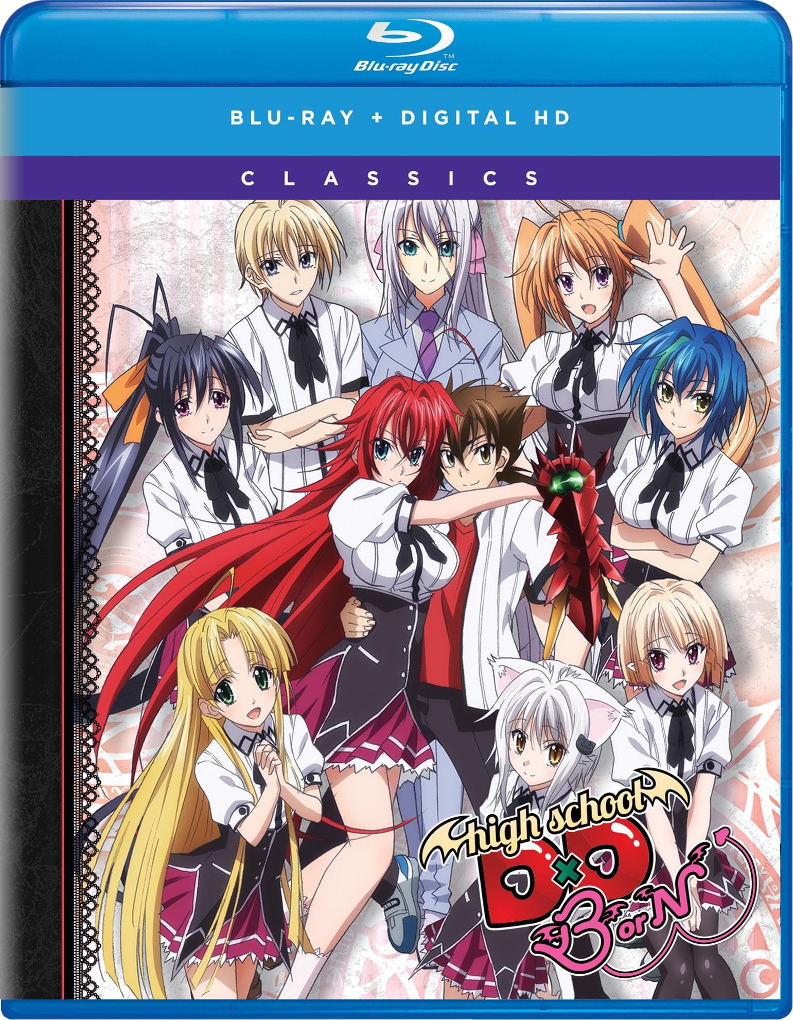 【中古】【非常に良い】High School DxD BorN Season 3 Classics Blu-Ray(ハイスクールD&times;D BorN 第3期　全12話+OVA6話)｜ドリエムコーポレーション