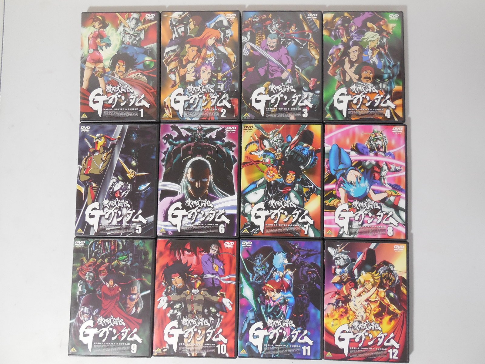 【中古】【非常に良い】機動武闘伝 Gガンダム 全１２巻セット [DVD]