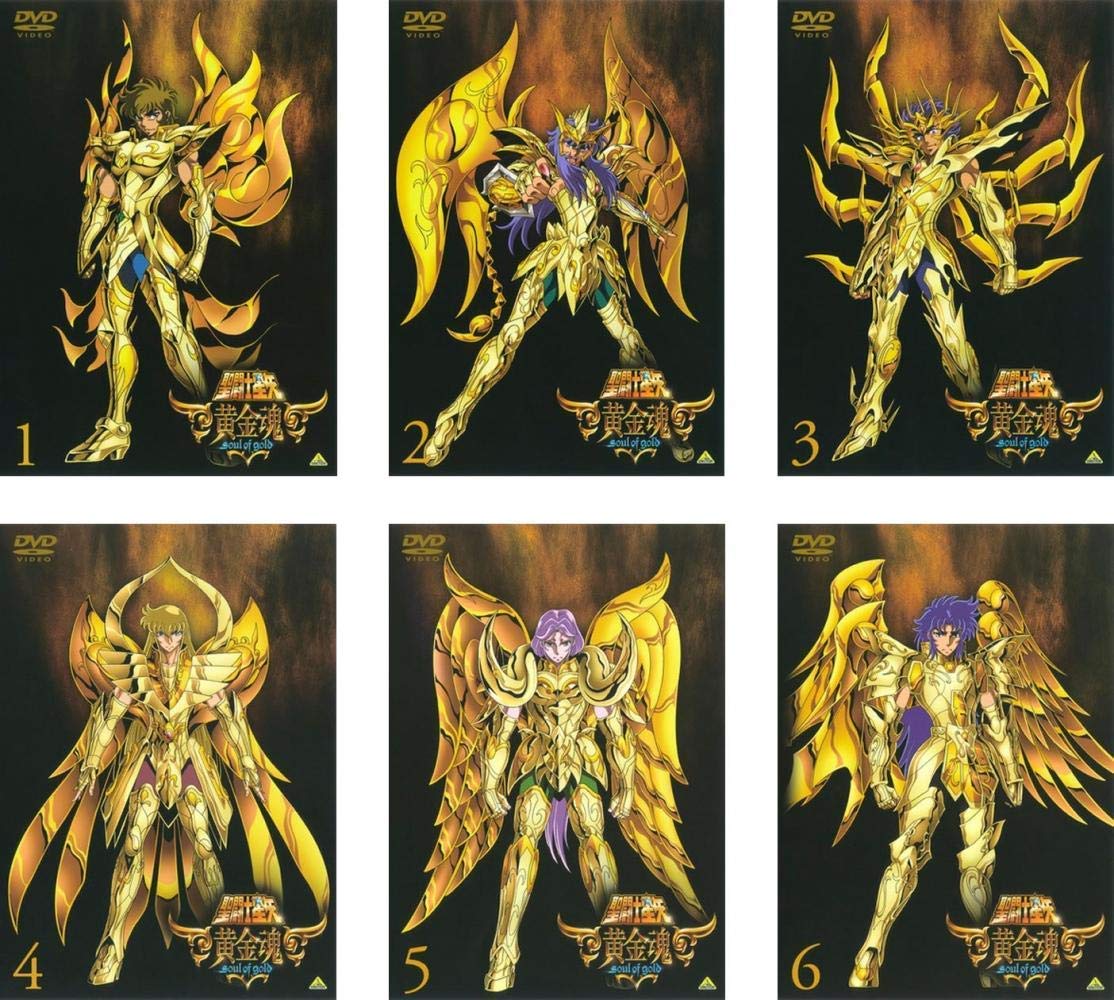 【中古】【非常に良い】聖闘士星矢 黄金魂 soul of gold [レンタル落ち] 全6巻セット [マーケットプレイスDVDセット商品]｜ドリエムコーポレーション