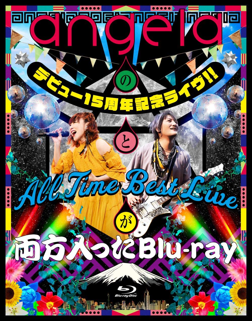 【中古】【非常に良い】angelaのデビュー15周年記念ライヴ！！とAll Time Best Liveが両方入ったBlu-ray