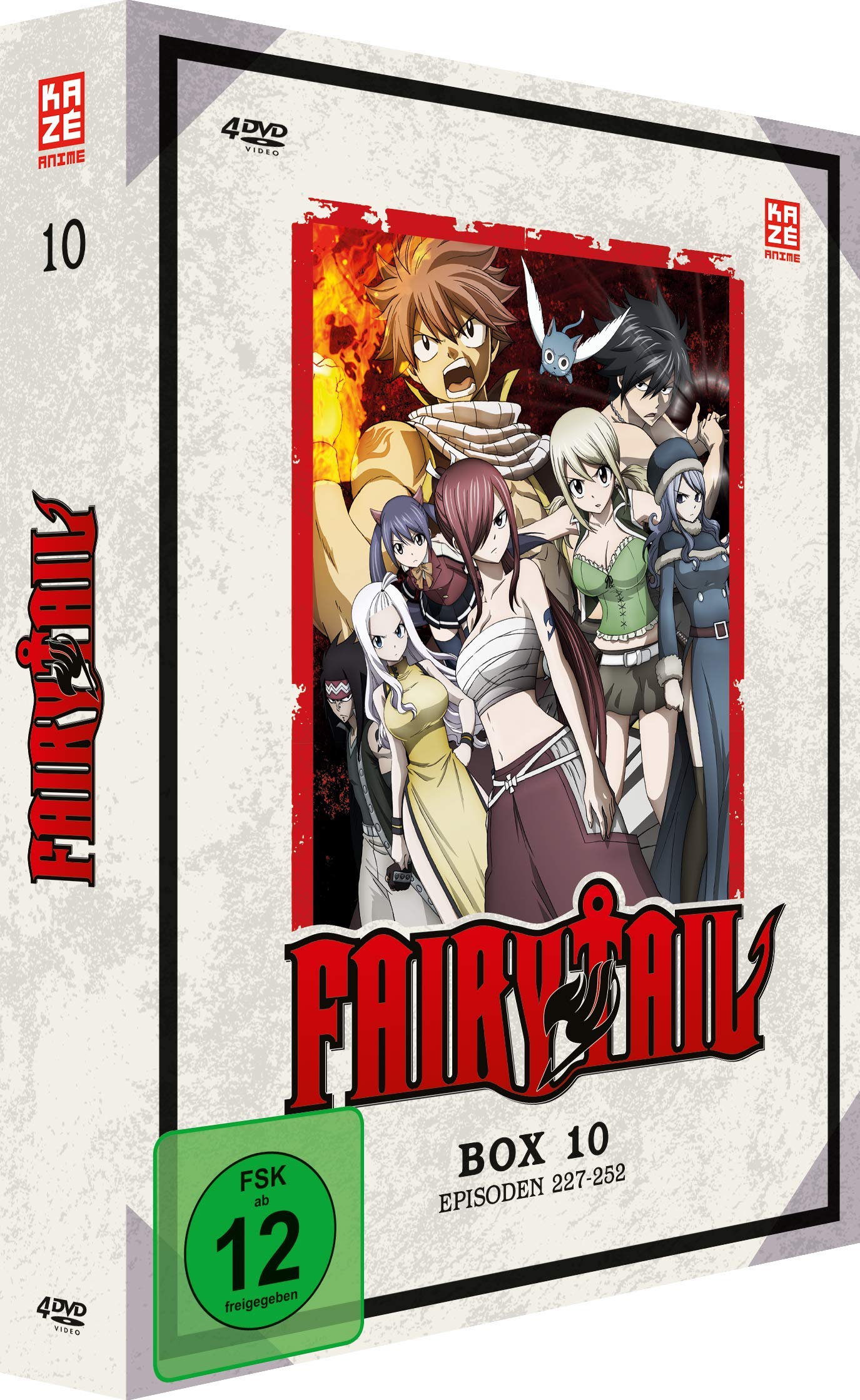 【中古】【非常に良い】Fairy Tail - TV-Serie - Box 10 (Episoden 227-252) (4 DVDs)