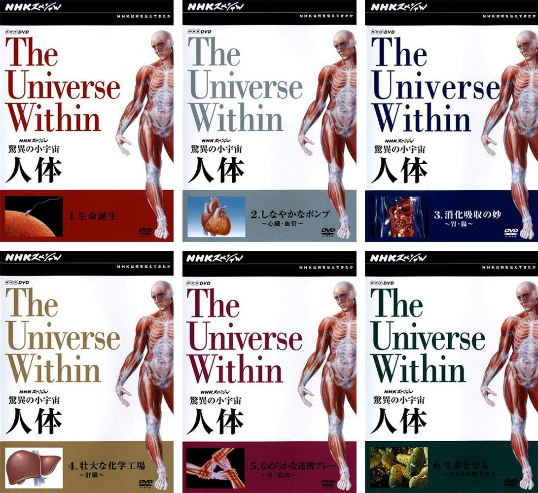 【中古】【非常に良い】NHKスペシャル 驚異の小宇宙 人体 [レンタル落ち] 全6巻セット [マーケットプレイスDVDセット商品]｜ドリエムコーポレーション