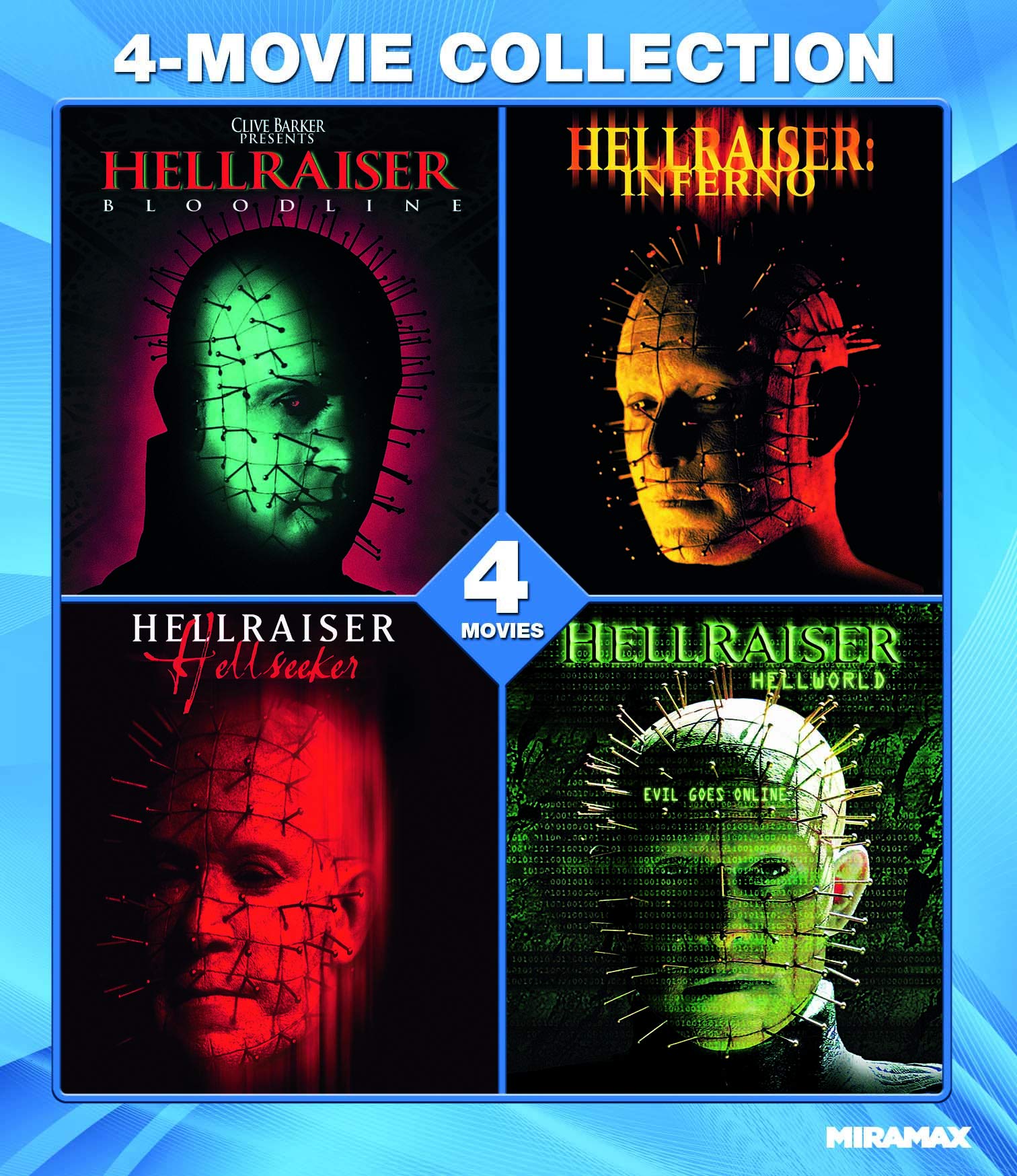 【中古】【非常に良い】Hellraiser: 4-Movie Collection [Blu-ray]