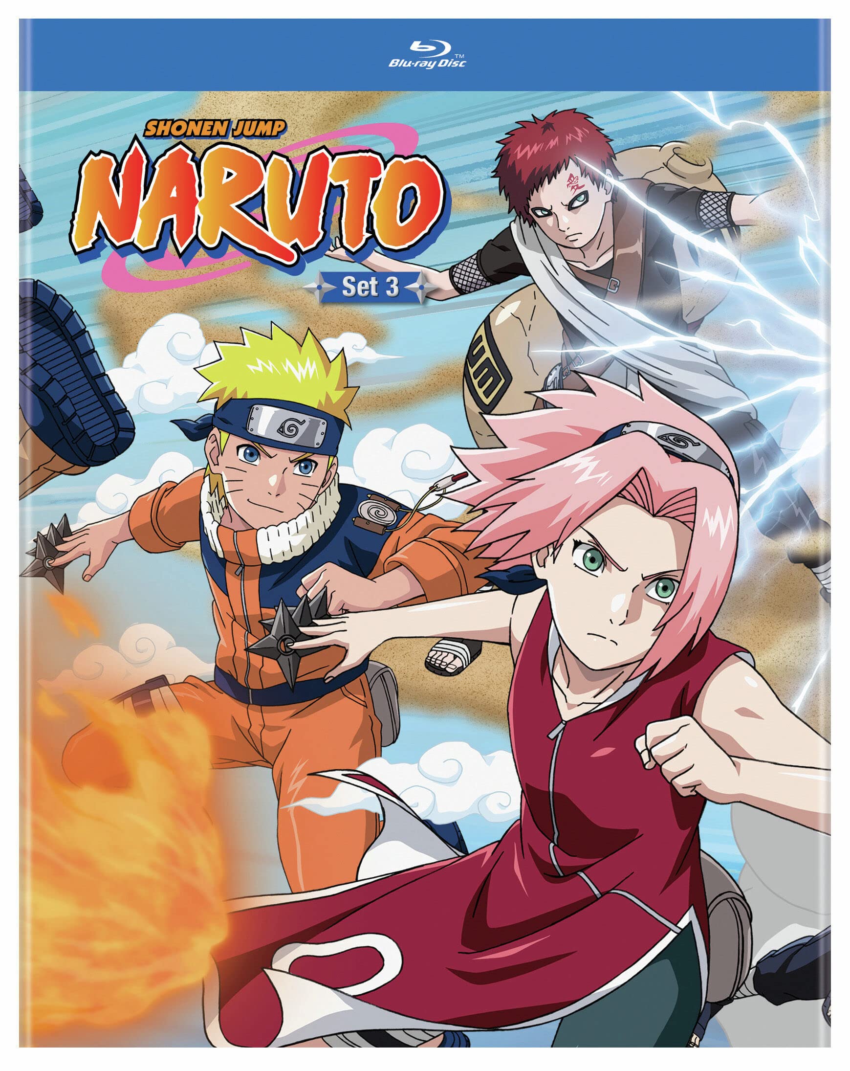 【中古】【非常に良い】Naruto: Set 3 [Blu-ray]