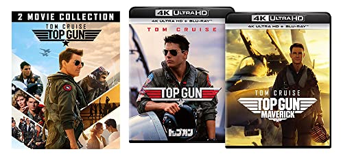 【中古】【非常に良い】トップガン&トップガン マーヴェリック 4K Ultra HD+ブルーレイ セット (4枚組)[4K ULTRA HD + Blu-ray]