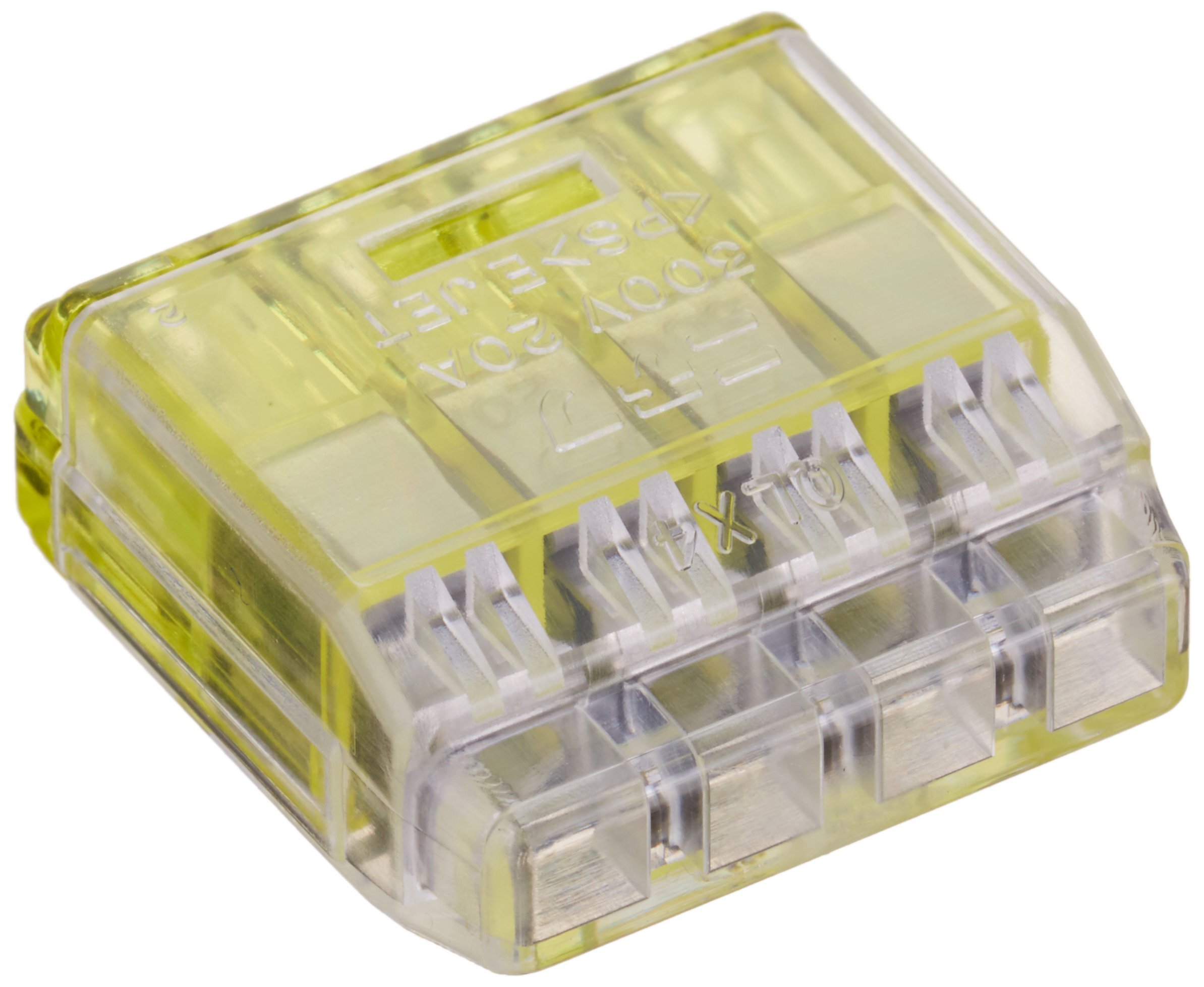 【中古】【非常に良い】ニチフ 差込形コネクタ クイックロック 50個入 QLX4-YCL 極数:4
