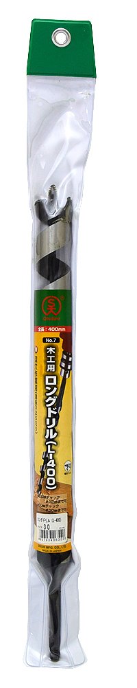 【中古】【非常に良い】大西工業 ロングドリル＜L-400＞（NO．７） 30mm