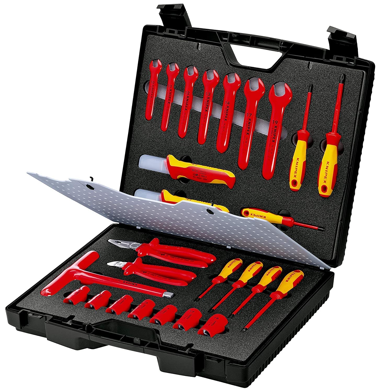 【中古】【非常に良い】KNIPEX(クニペックス) 絶縁工具セット 26点セット 989912