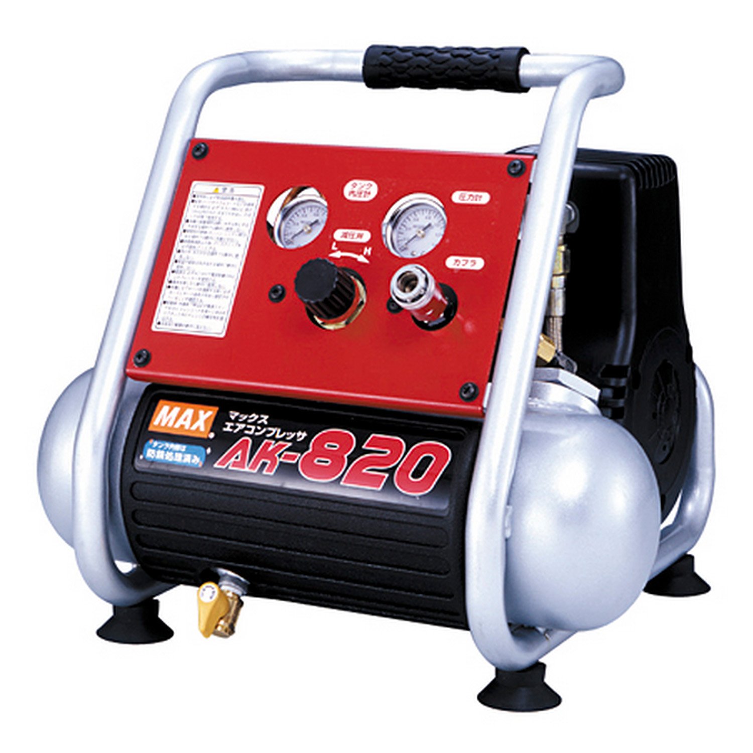 【中古】【人並み外れたに好いたらしい】マックス(MAX) 常圧専用エアコンプレッサ AK-820