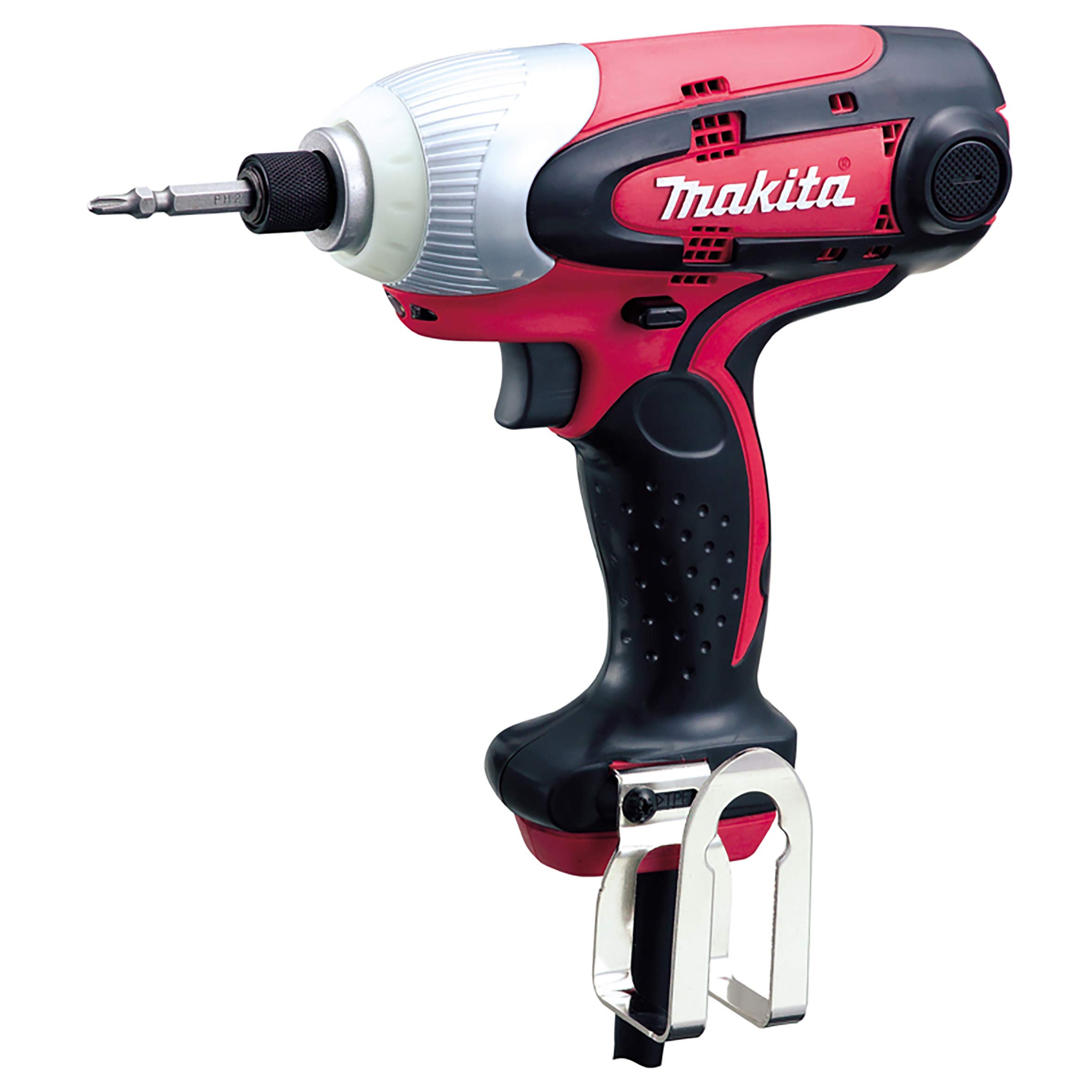 【中古】【非常に良い】マキタ(Makita) インパクトドライバ 100V 赤 ケース付 6955SPKR｜ドリエムコーポレーション