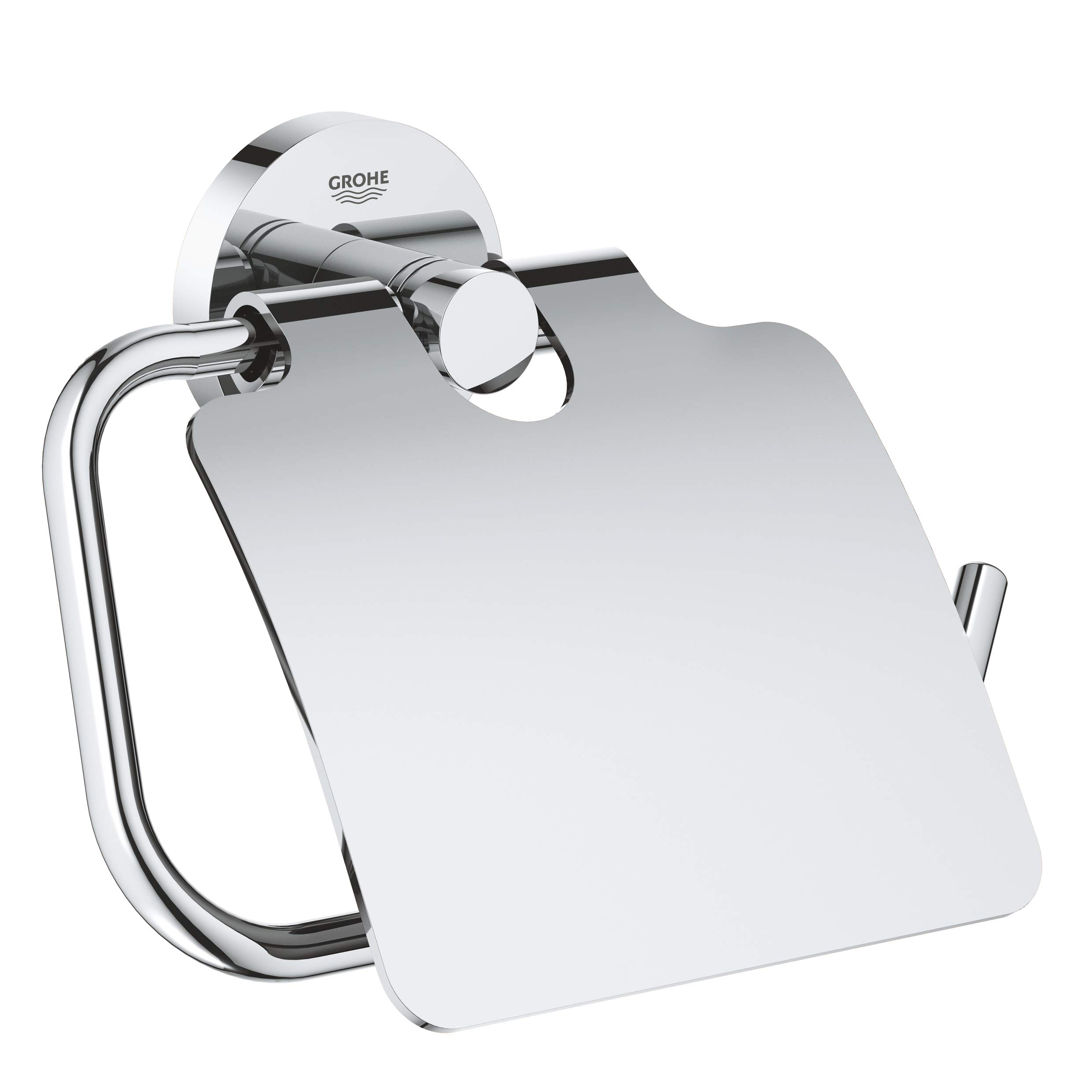 Grohe Держатель туалетной бумаги с крышкой Grohe Essentials 40367001 — купить в Алматы