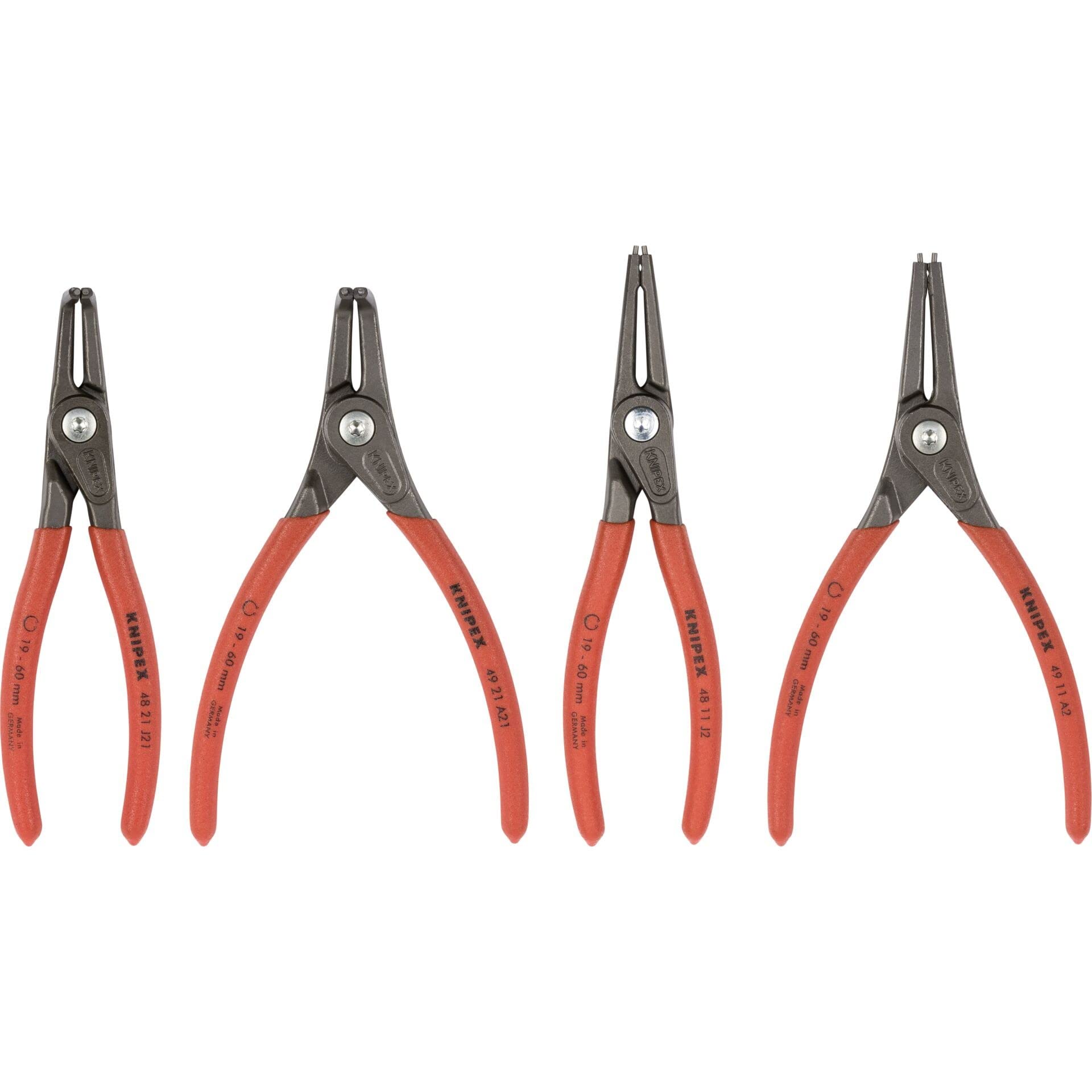 【中古】【非常に良い】クニペックス KNIPEX 002001V09 精密スナップリングPセット(4ホン トレイツキ)|ドリエムコーポレーション