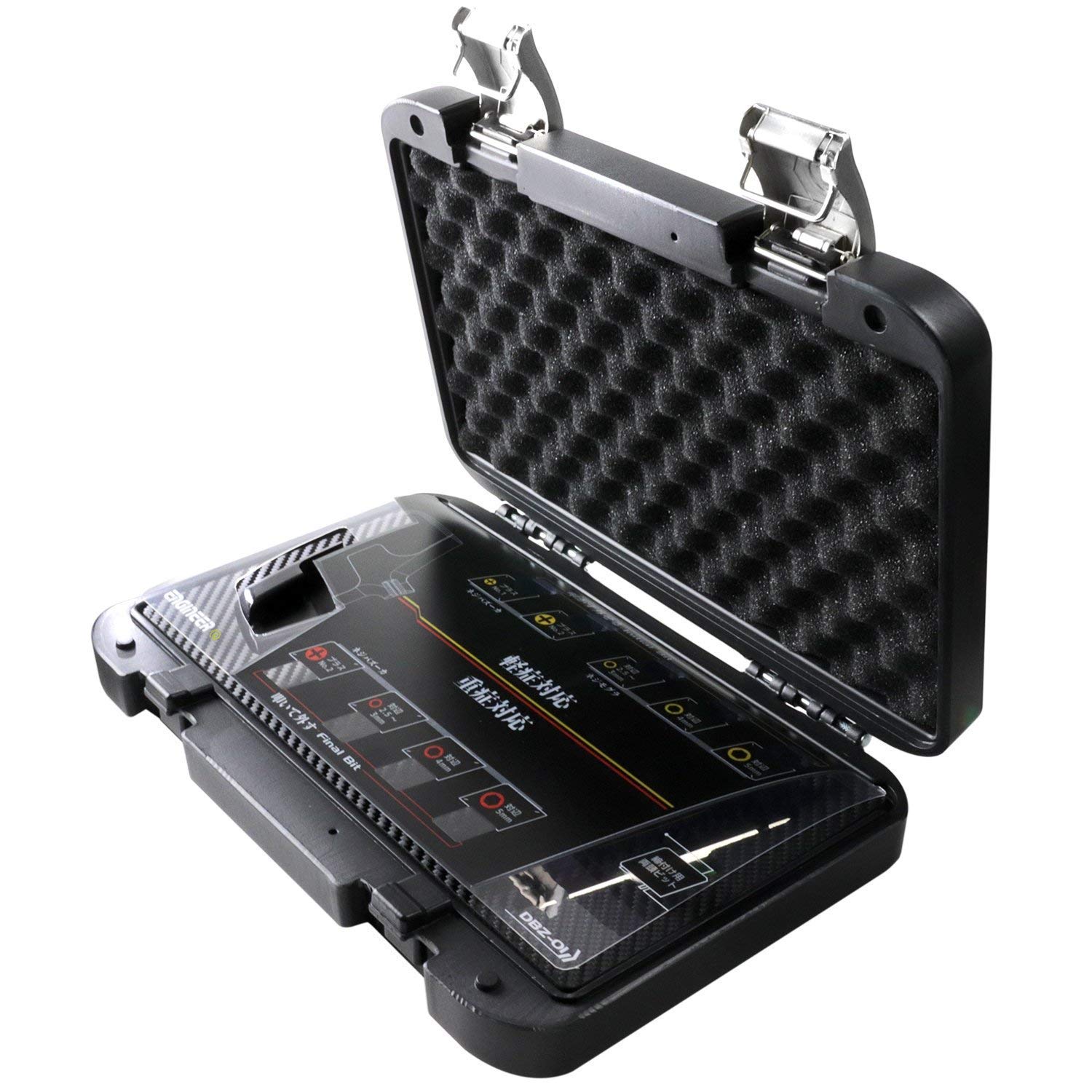 【中古】【非常に良い】ENGINEER エンジニア ネジザウルスバズーカ&モグラセット 潰れた皿ネジや六角穴付ボルトが外せる ネジ外し工具セット 皿・平ネジ・キャップボルト対応 DBZ-01 黒