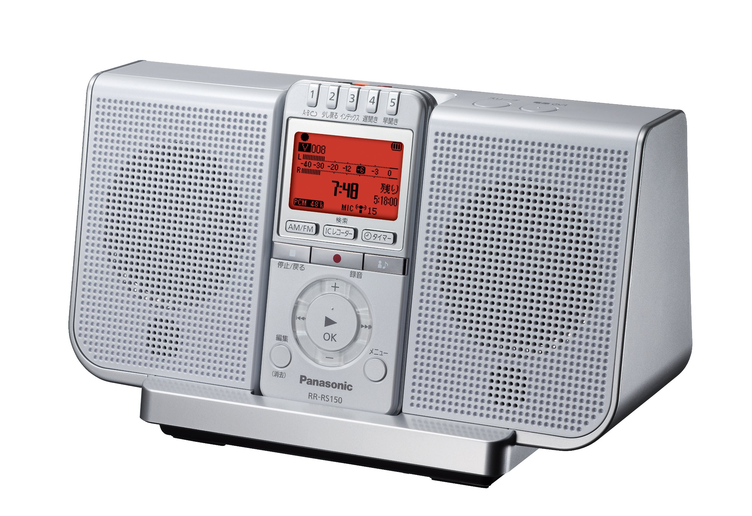 【中古】【非常に良い】Panasonic ICレコーダー ホワイト RR-RS150-W｜ドリエムコーポレーション