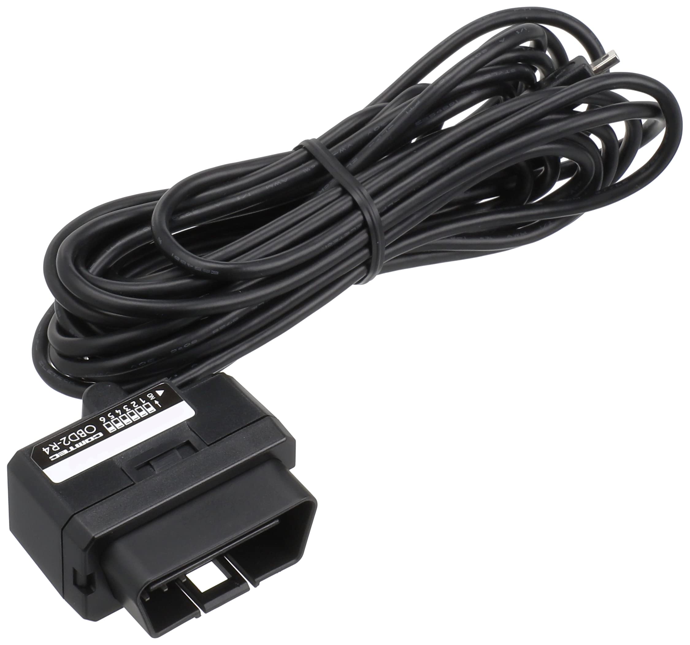 【中古】【非常に良い】コムテック(COMTEC) レーダー探知機用オプション OBD2接続アダプター OBD2-R4 電源供給 4m