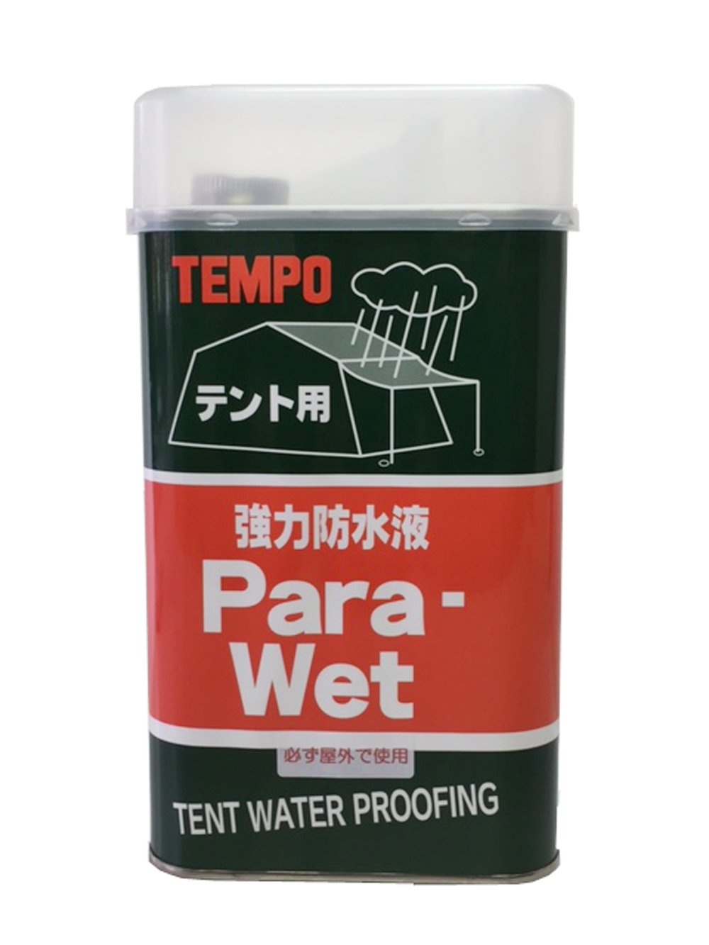 【中古】【非常に良い】テンポ(TEMPO) パラウエット テント用強力防水液 1000ml 0070