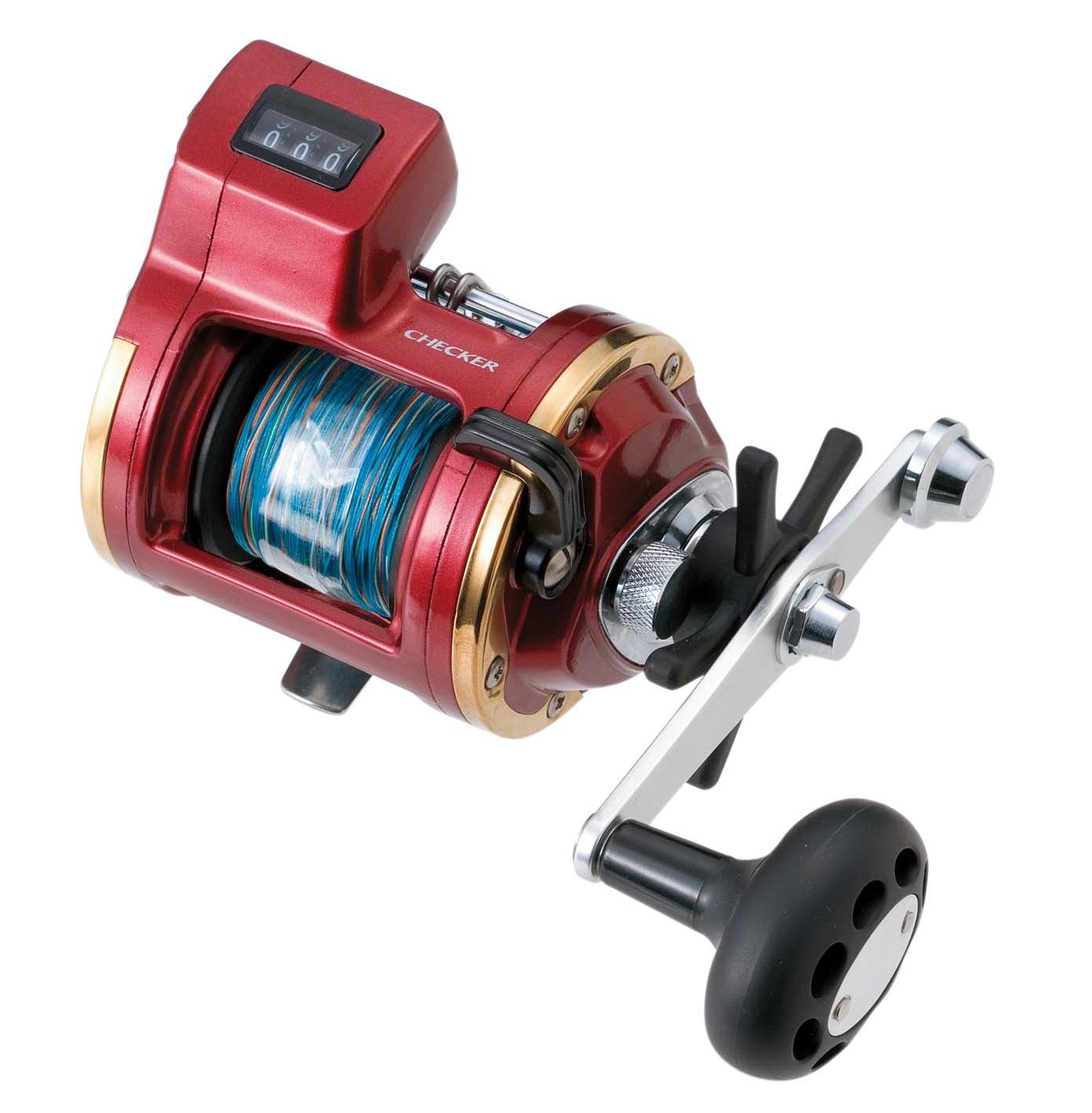 【中古】【非常に良い】プロマリン(PRO MARINE) ベイトリール チェッカー船 PE4号-150M 糸付 CH800PE