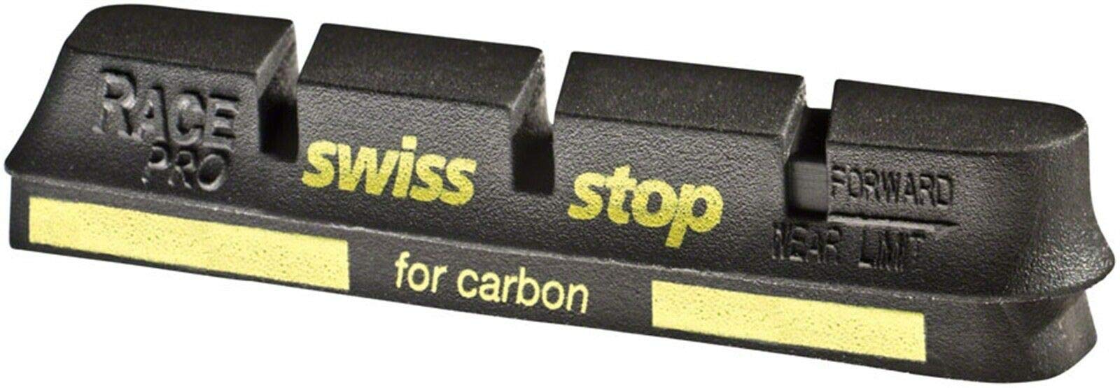 【中古】【非常に良い】SWISS STOP(スイスストップ) RACE PRO BLACK PRINCE カーボンリム用 ブレーキシュー