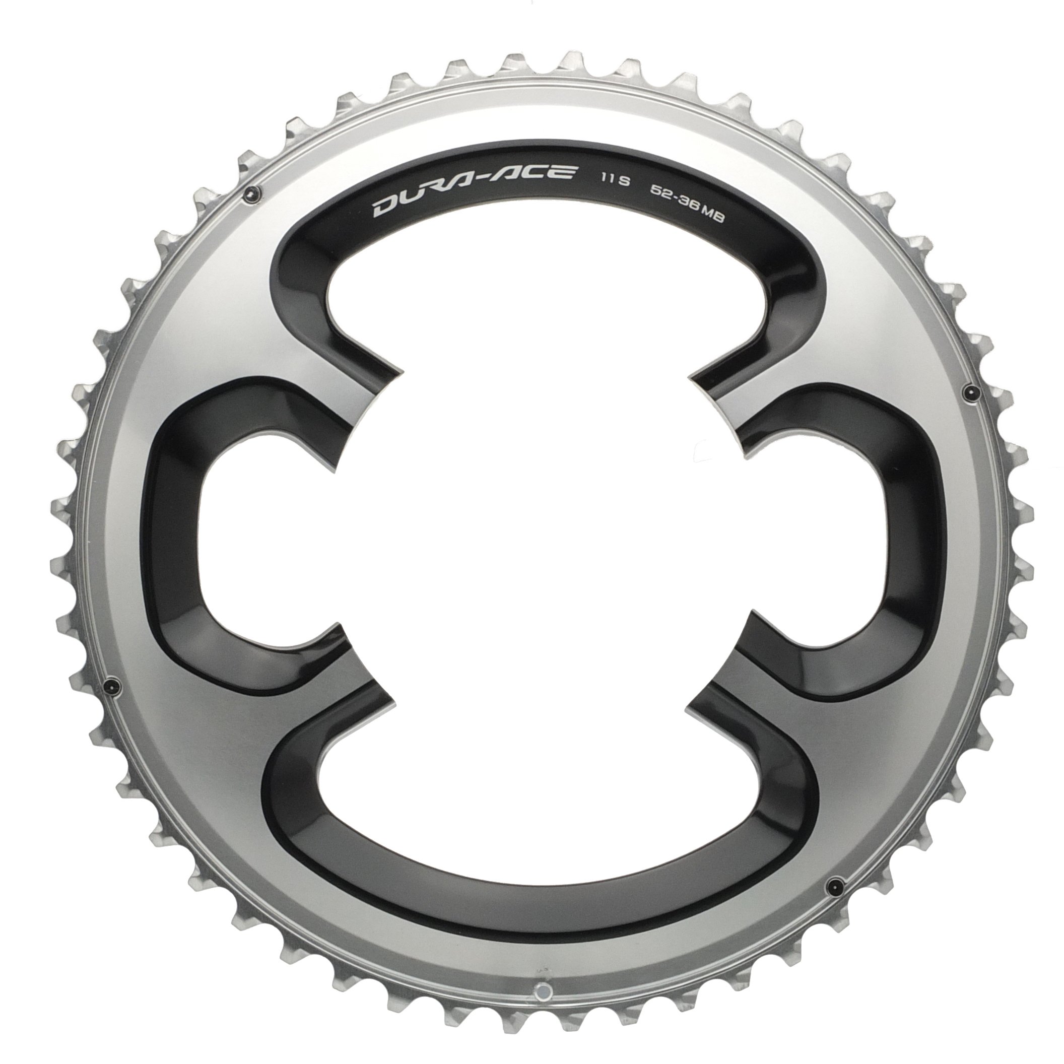 【中古】【非常に良い】SHIMANO(シマノ) 引掛け歯付チェーンリング 52T-MB(52-36T用)