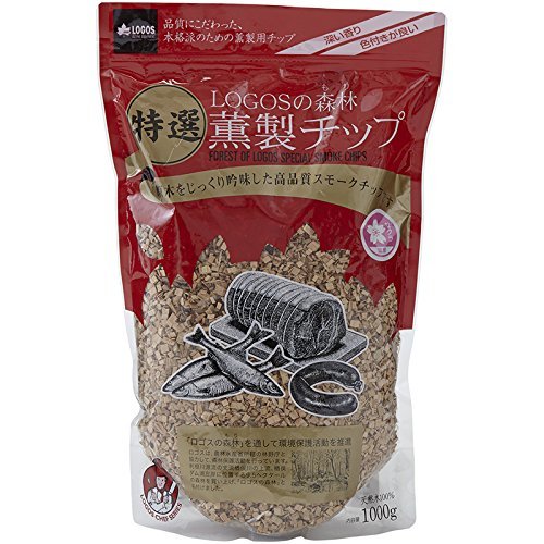 【中古】【非常に良い】ロゴス LOGOSの森林 特選薫製チップ1000g(サクラ) 81066220 キャンプ スモーク 燻製 温燻 冷燻 日本製 4,784円