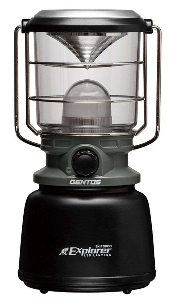 【中古】【人並み外れたに好いたらしい】GENTOS(ジェントス) LED 提燈 【明るさ1000lm/実用点灯5.5-300第四次元/3色うつり変わり/防滴】 エクスプローラー EX-1000C 防災 あかり 停電時用 ANSI判定基準標準尺度 スポーツ・アウトドア-その他
