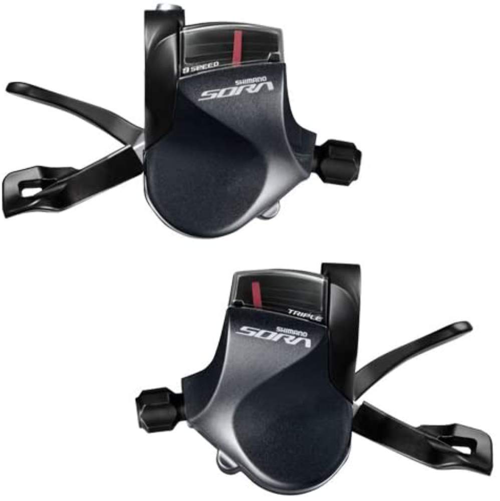 【中古】【非常に良い】シマノ シフトレバー SL-R3000 左右レバーセット 2×9S SORA(ソラ) ESLR3000DPA|ドリエムコーポレーション