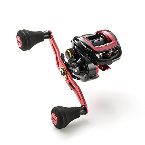 【中古】【人並み外れたに好いたらしい】AbuGarcia (アブガルシア) REDMAX船3 右一巻き 船沖釣り ダブル手持ち部分 ご機嫌歯車 両軸木管 ベイトリール リール-リール本体