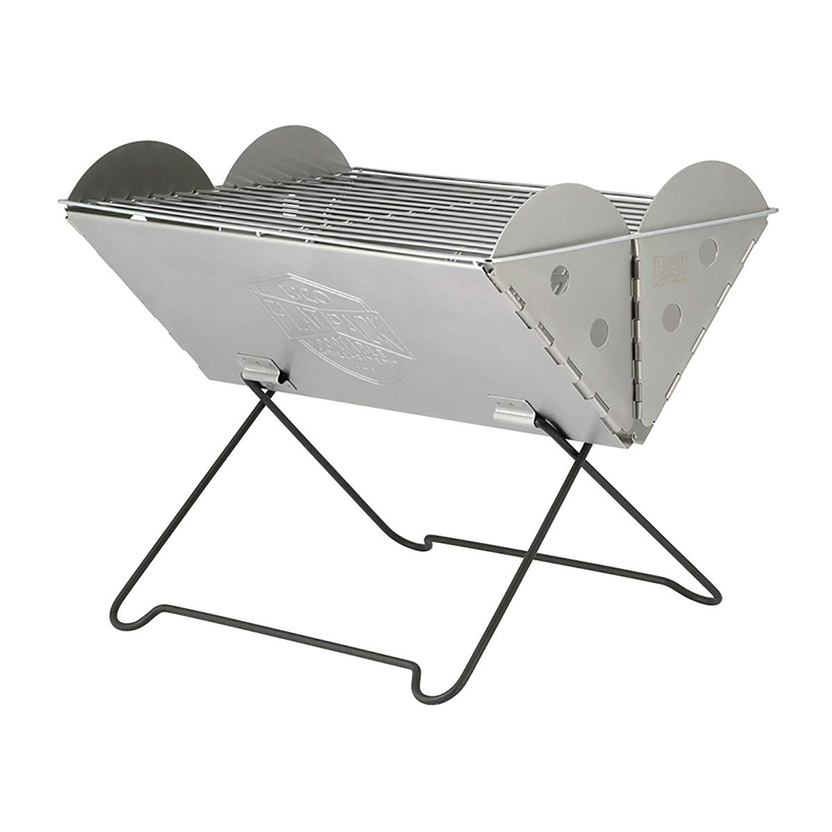 【中古】【人並み外れたに好いたらしい】ユーコ(Uco) アウトドア 難民キャンプ かがり火台 フラットパックポータブル 大衆食堂\u0026ファイヤーピット 専用納める入れもの付 【 日本定め事品 】 27175 ステンレス鋼鋼