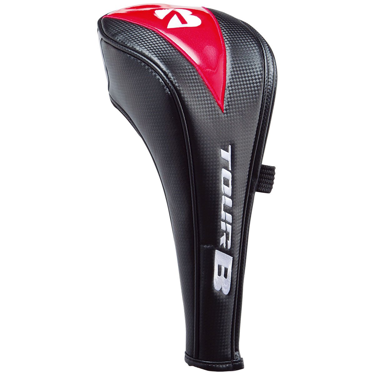 【中古】【非常に良い】BRIDGESTONE(ブリヂストン) ヘッドカバー TOUR B マグネット式ヘッドカバー ドライバー用 HCG820BK46 ブラック 対応ヘッドサイズ:460cm3