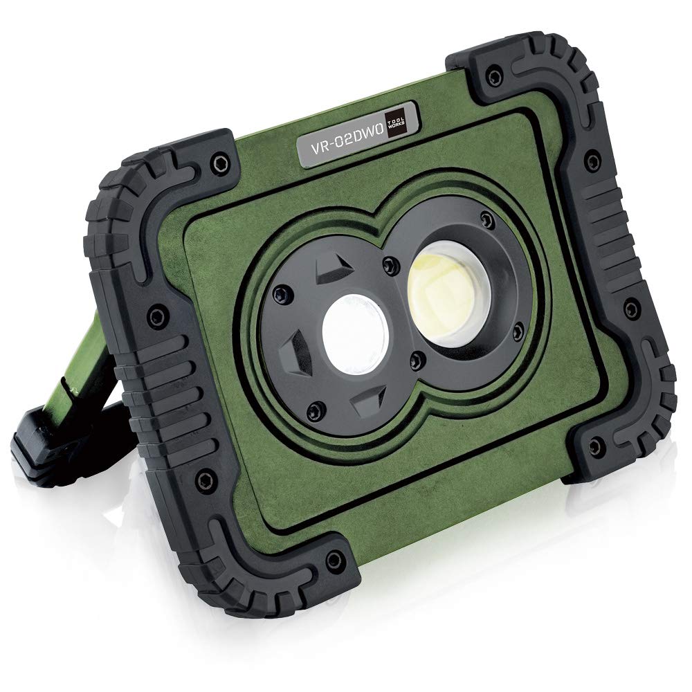 【中古】【非常に良い】キシマ ダグ ポータブルLEDワークライト Olive 約w170 d45 h125mm