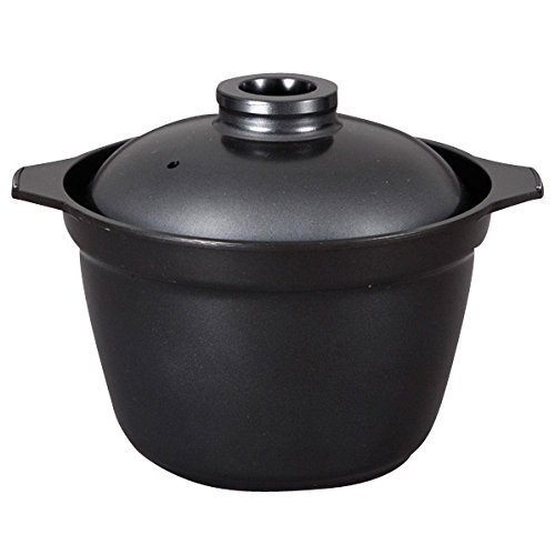 【中古】【非常に良い】パロマ 炊飯鍋(3合炊き) ブラック PRN31