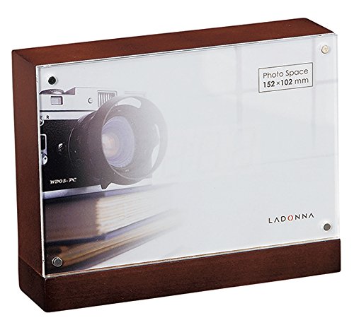 【中古】【非常に良い】ラドンナ ウッディーフォトクロック ブラウン ミニ WD05-PC-BR|ドリエムコーポレーション