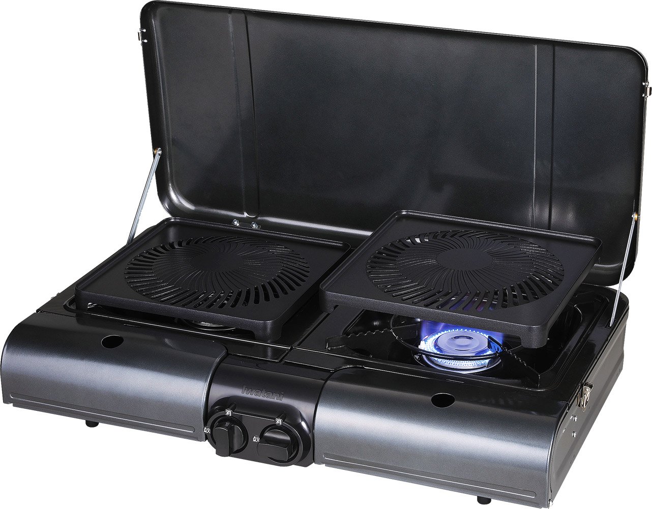 【中古】【非常に良い】Iwatani イワタニ 炭 テーブルトップ型BBQグリル フラットツイングリル CB-TBG-1