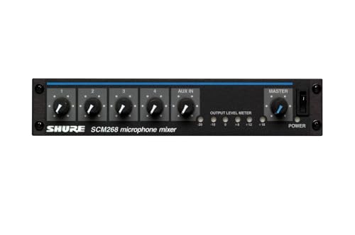 【中古】【非常に良い】SHURE ミキサー SCM268｜ドリエムコーポレーション